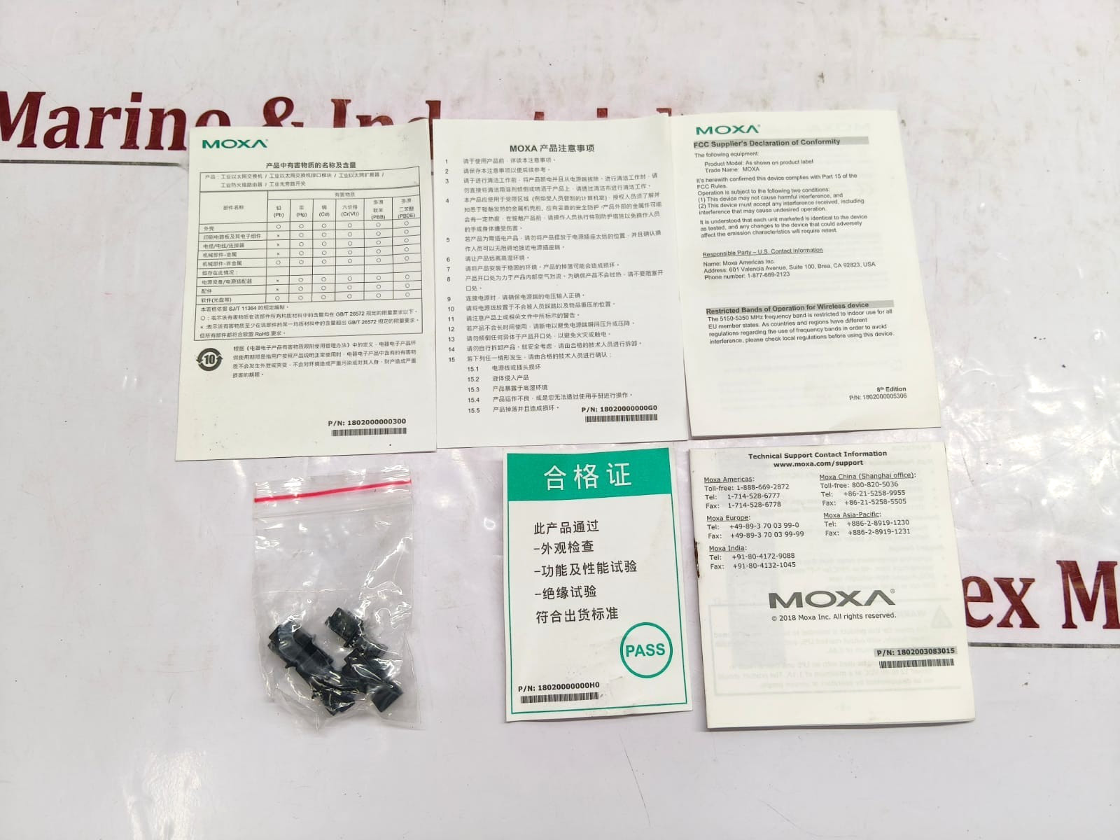 Moxa EDS-309-3M-SC 9-Port Unmanaged Industrial Ethernet Switch NEW REV 1.4.0