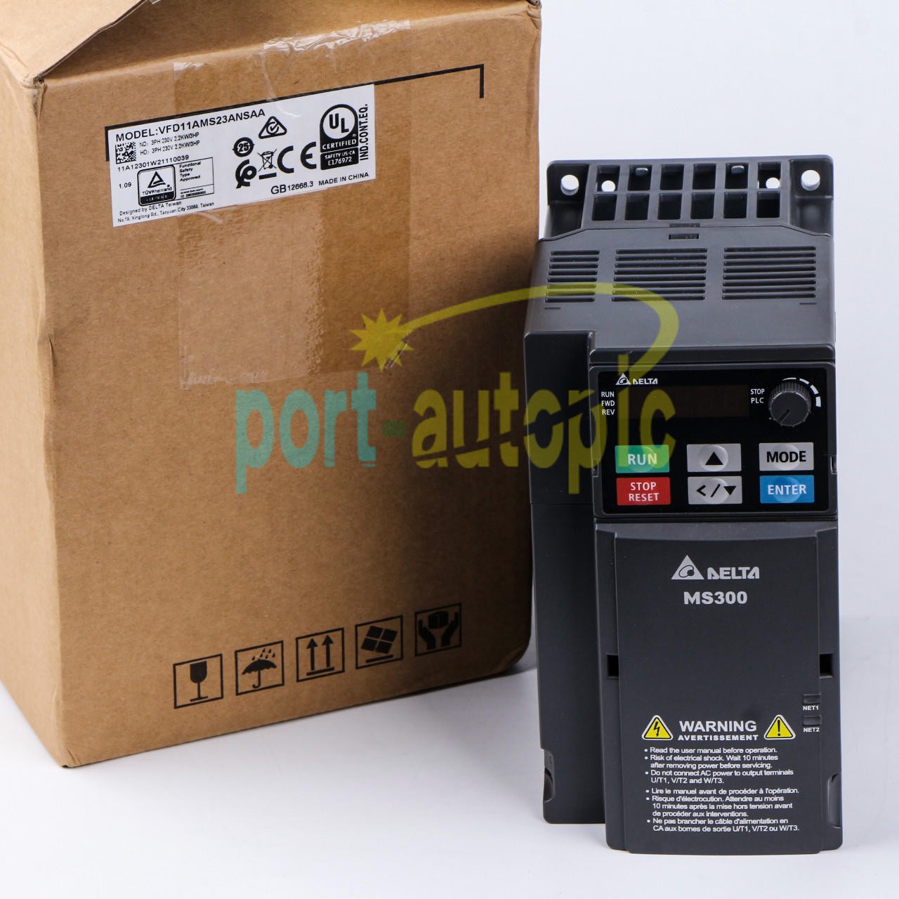 1x NEW Delta MS-300 Series Inverter VFD11AMS23ANSAA