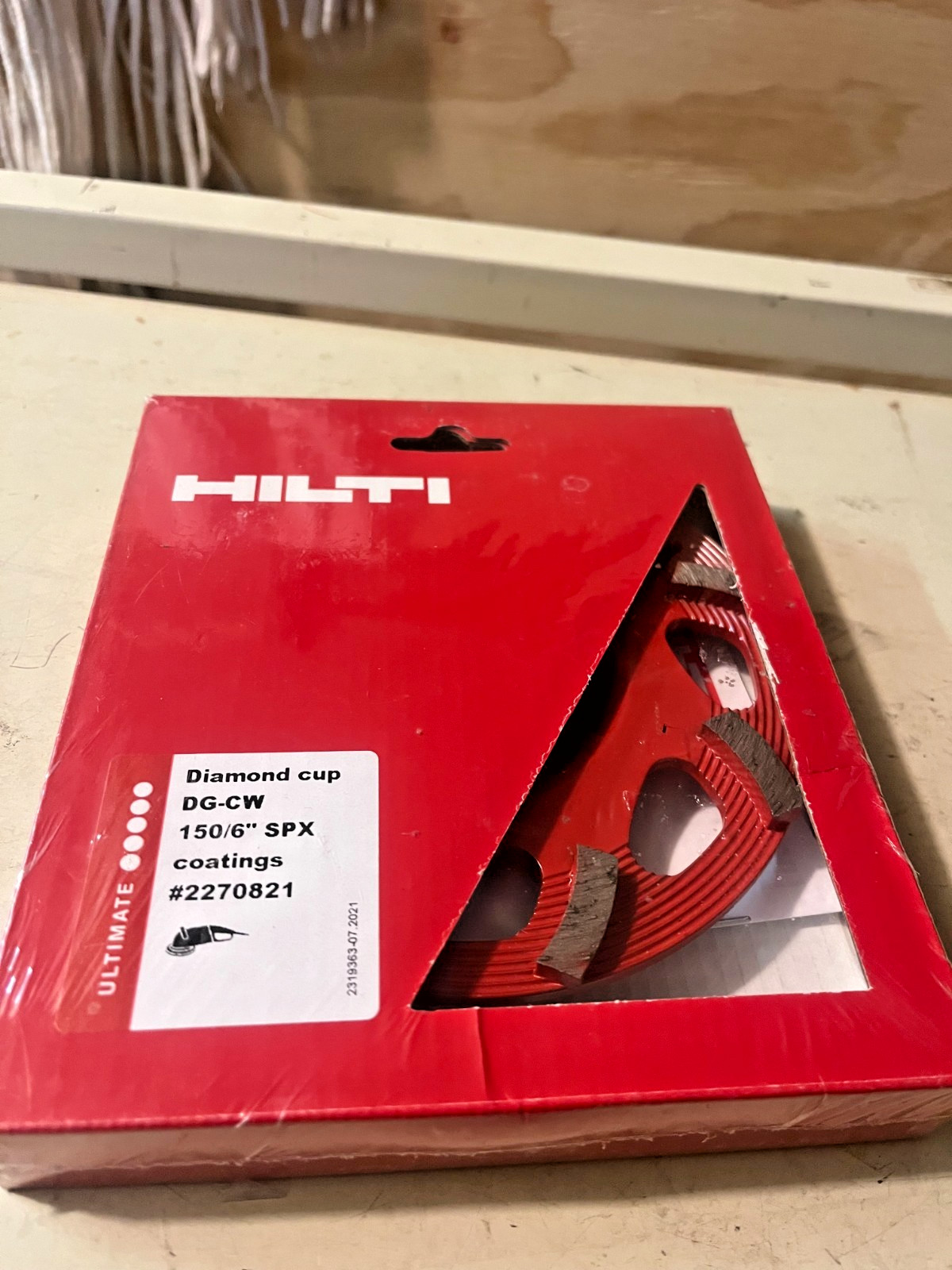 NEW-Hilti-Cup Wheel, Diamond cup DG-CW 150/6in SPX Coatings #2270821