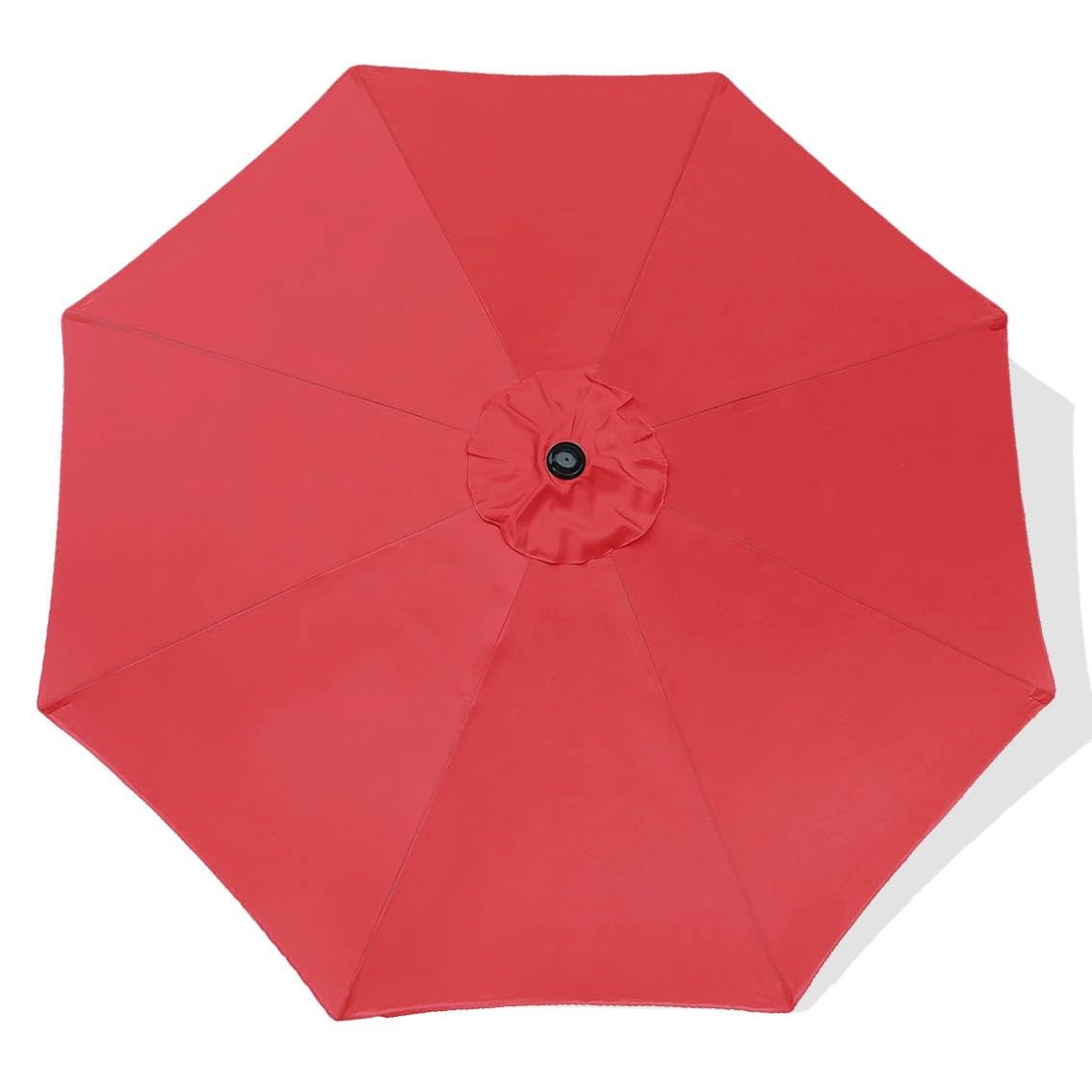 Ontheway 11Ft Patio Umbrella Enhanced Replacement Canopy Market Table 8 Ribs