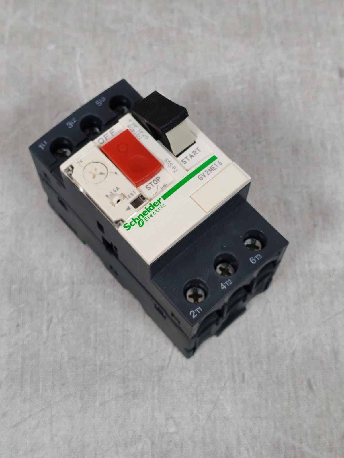 LOT 2PCS SCHNEIDER ELECTRIC GV2ME16 MOTOR CIRCUIT BREAKER