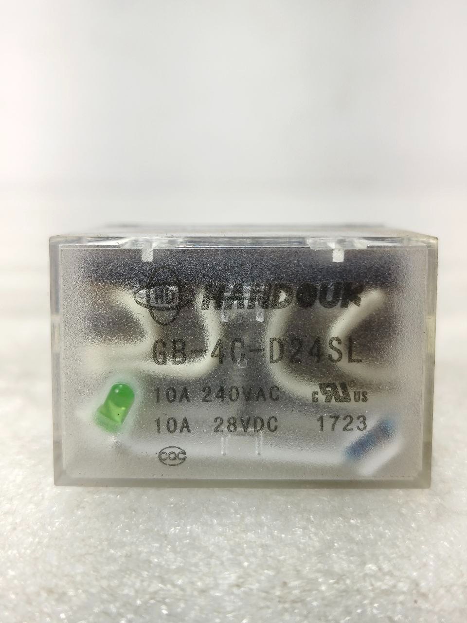 NEW HANDOUK GB-4C-D24SL GENERAL PURPOSE RELAY 10A COIL BOX OF 10 PCS FREE SHIP