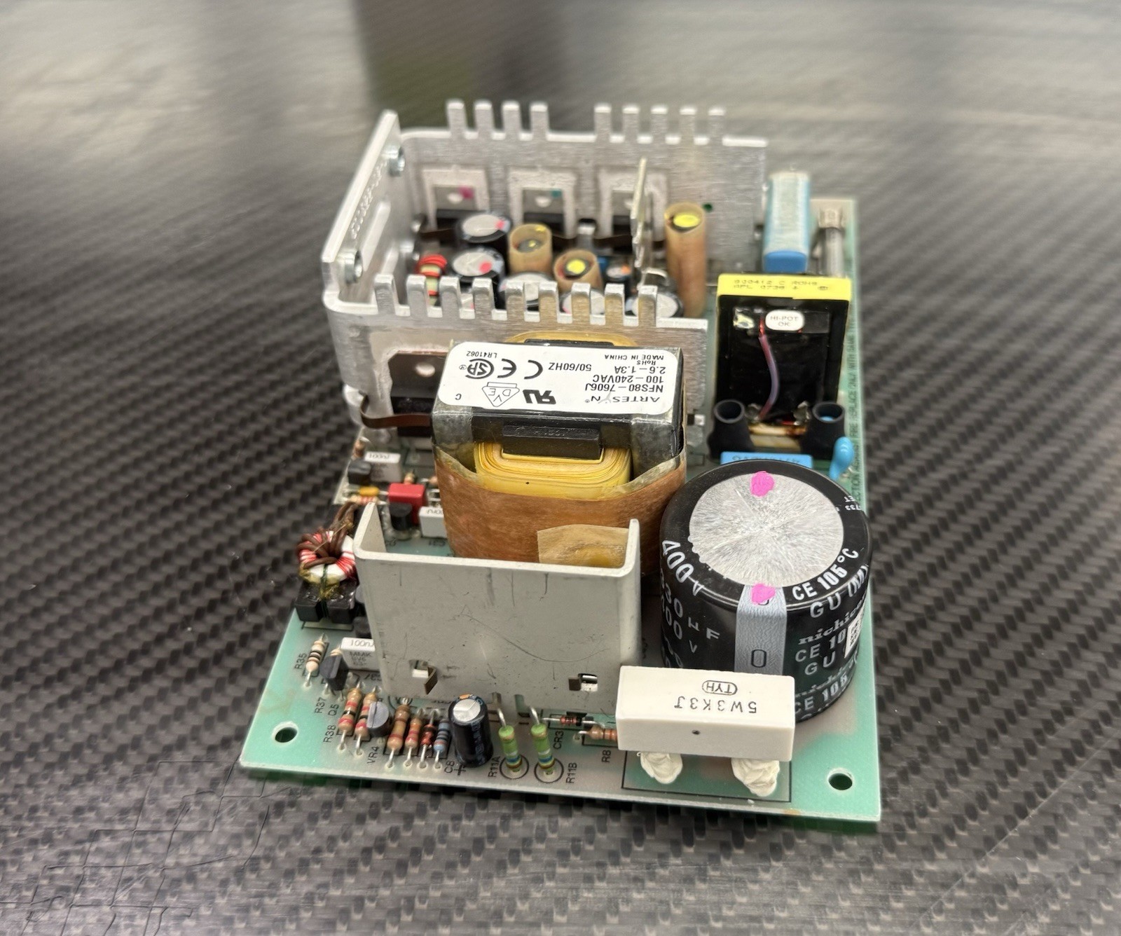 ARTESYN NFS80-7606J Power Supply, CONVERTER AC/DC Quad Power +_15V,5V,24 New