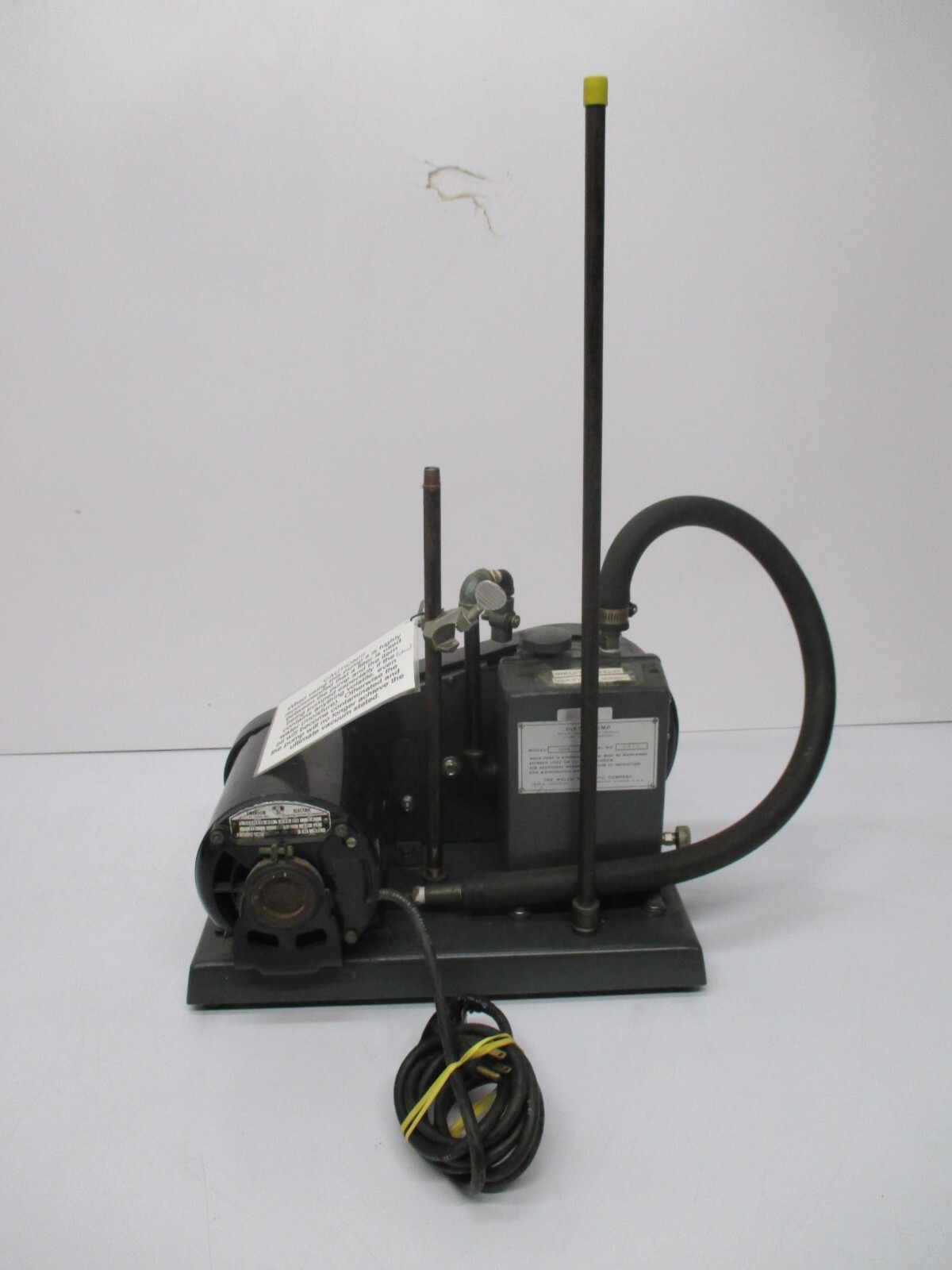 Welch Scientific #1399 Disto-Pump Belt Driven Vacuum Pump 1/3 HP