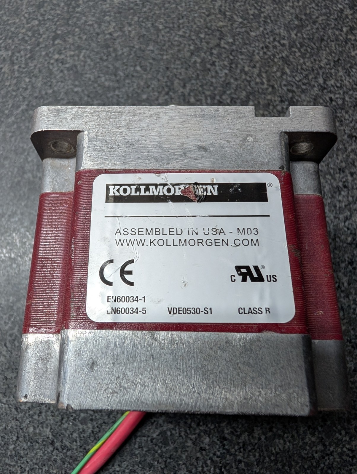Kollmorgen powerpac 1.8X step motor K31HRLG-LNK-NS-00