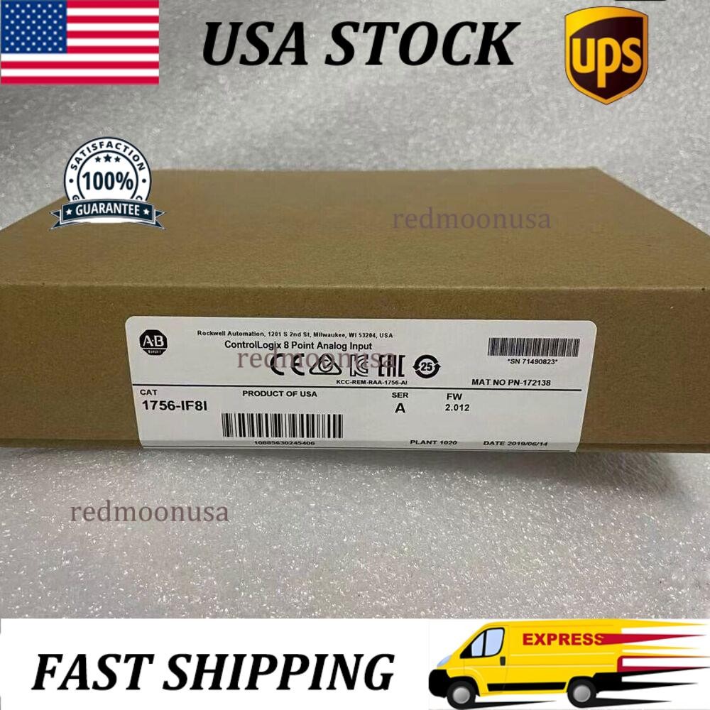 New Factory Sealed Allen-Bradley 1756-IF8I 8 Point Analog Input Module US