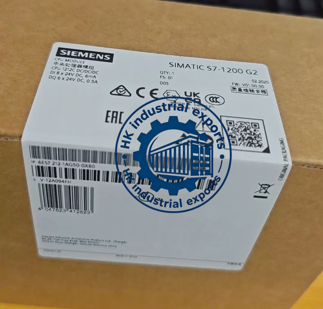 6ES7 212-1AG50-0XB0 1PCS Brand New Siemens 6ES7212-1AG50-0XB0 CPU Module