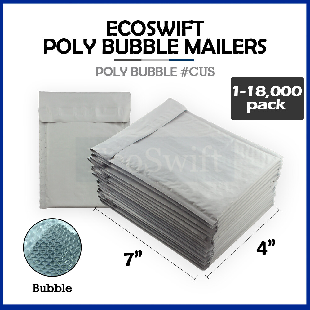 1-18000 #0000 4×6 “EcoSwift” Small Poly Bubble Mailer Padded Envelope Bags 4 x 6