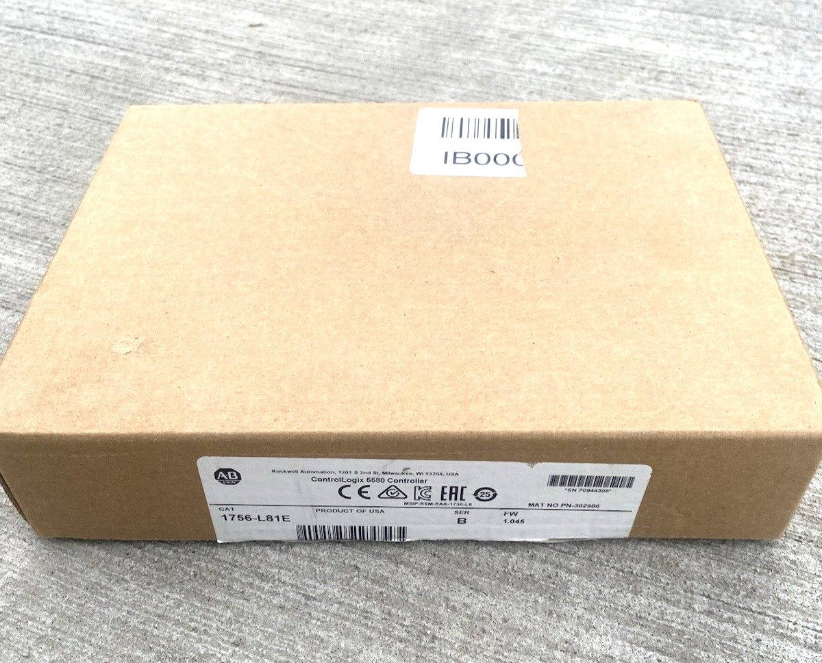 Rockwell PLC 1756-L81E ControlLogix 5580 Controller Processor 1756L81E