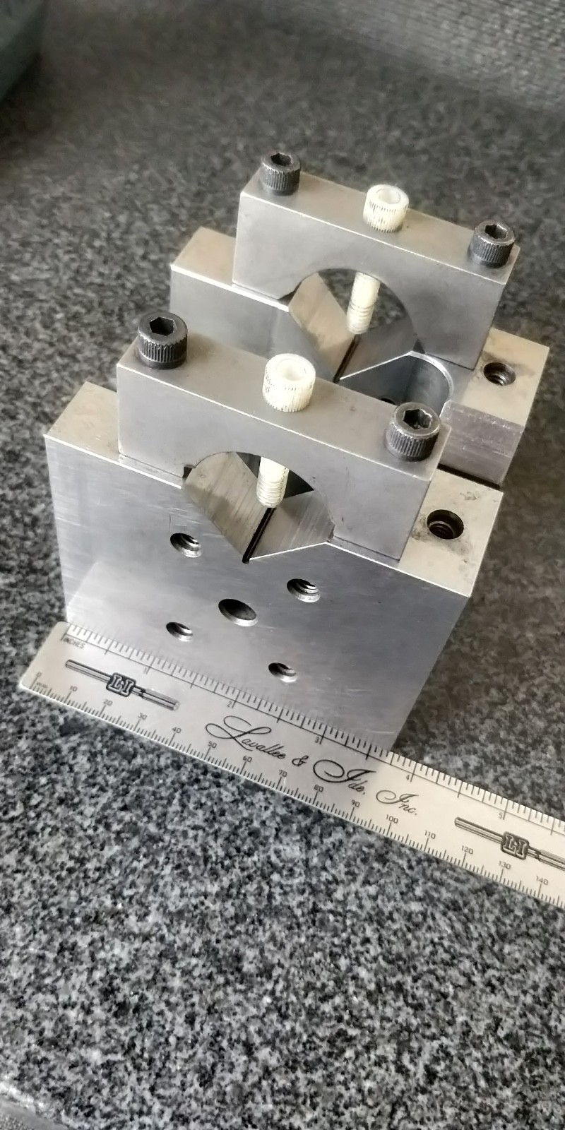 HERMANN SCHMIDT MCV CUBE ~ Master reference 3″ x 3-1/4″ x 3-3/4″ V block