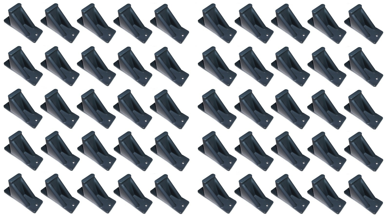 Dark Grey Plastic Roof Mini Snow Ice Guard-100 Pk Prevent Sliding Snow