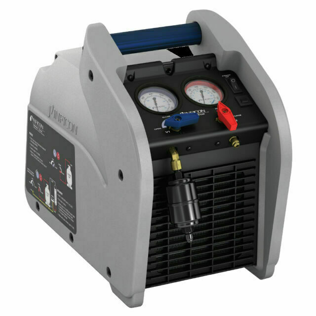 INFICON Refrigerant Recovery Machine: Shoulder Strap, 0.5 lb/min Vapor, 5.1 lb
