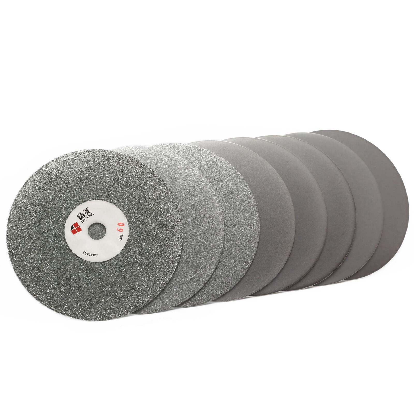 6″ in Diamond Grinding Disc Flat Lap Disk Grit 60-3000 Lapidary Tools for Stone