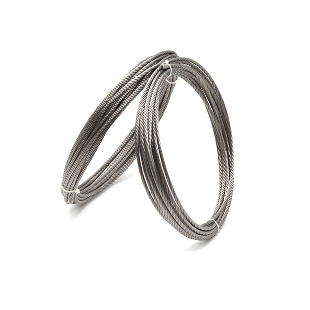 7×7 Stainless Steel Wire Rope Cable 0.3mm-4mm Fine Steel Wire Balustrade Cable