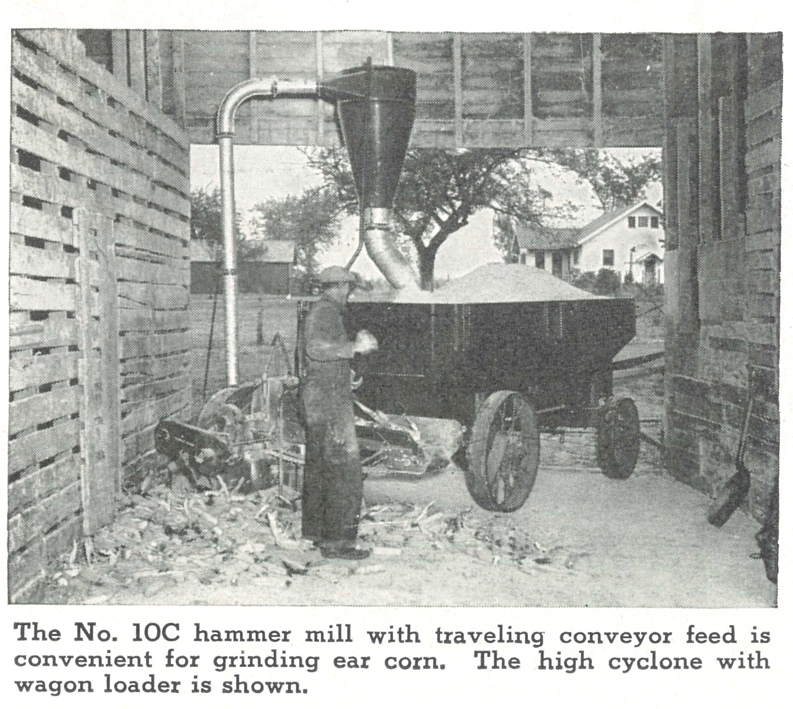 IH Farmall McCormick Belt Driven Hammer Roughage Mills Feed Grinders Brochure