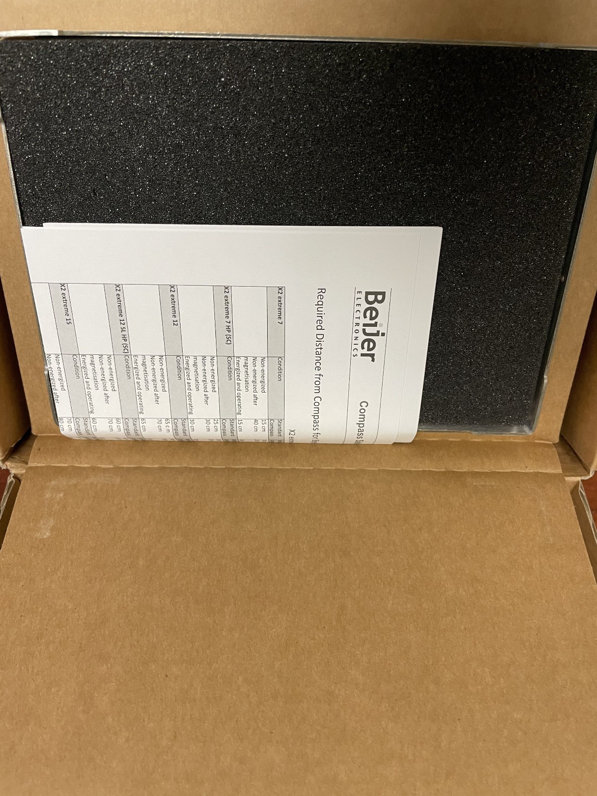 Beijer x2 Extreme 7″ HMI Screen Touch Operator Panel – NEW, OPEN BOX