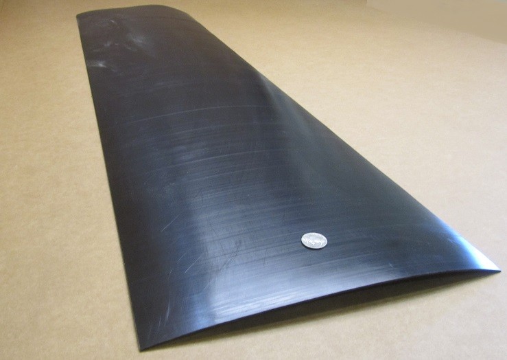 Tivar UHMW PE Black Sheet .062″ (1/16″) Thick x 12″ Wide x 48″ Length, 2 Units