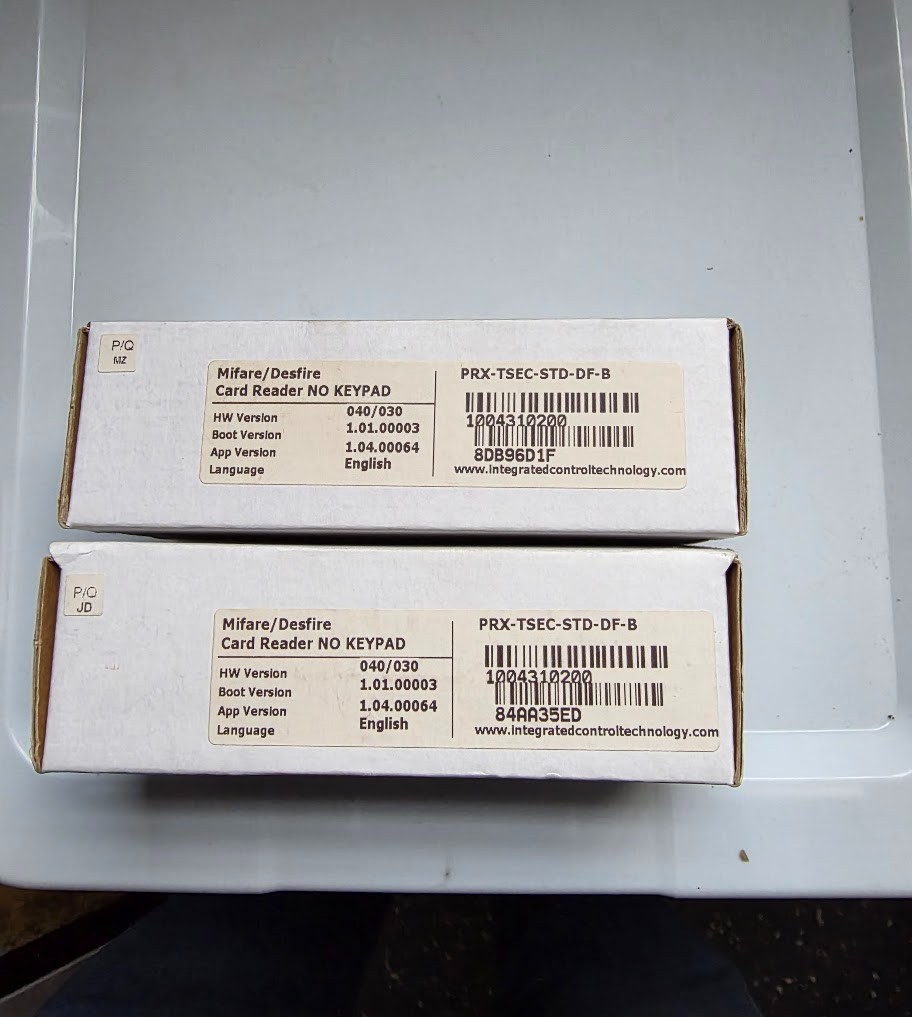 ICT PRX-TSEC-STD-DF-B tSec 13.56MHz Reader Standard Mullion Black 44F1D111 ( NEW