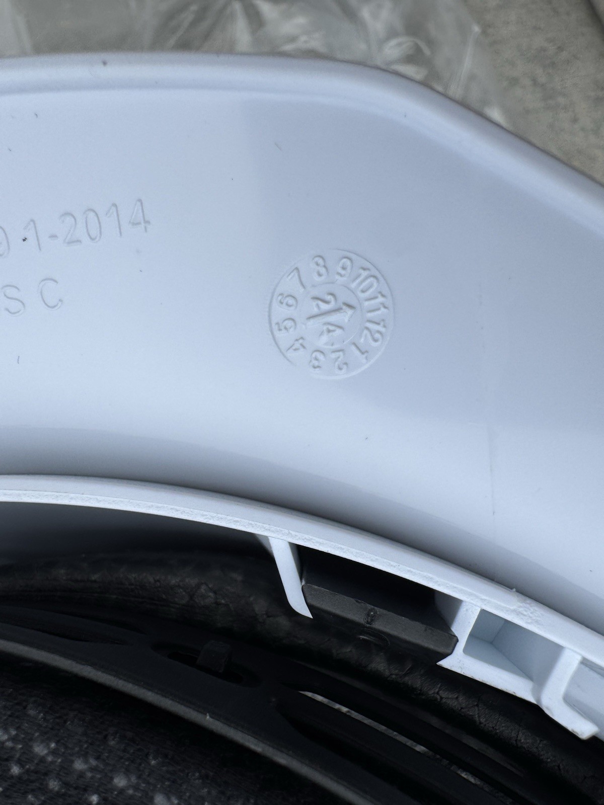SECURIS SEC24C Type II Class C Vented Hard Hat with 53-63cm, White, mfd 11/2024