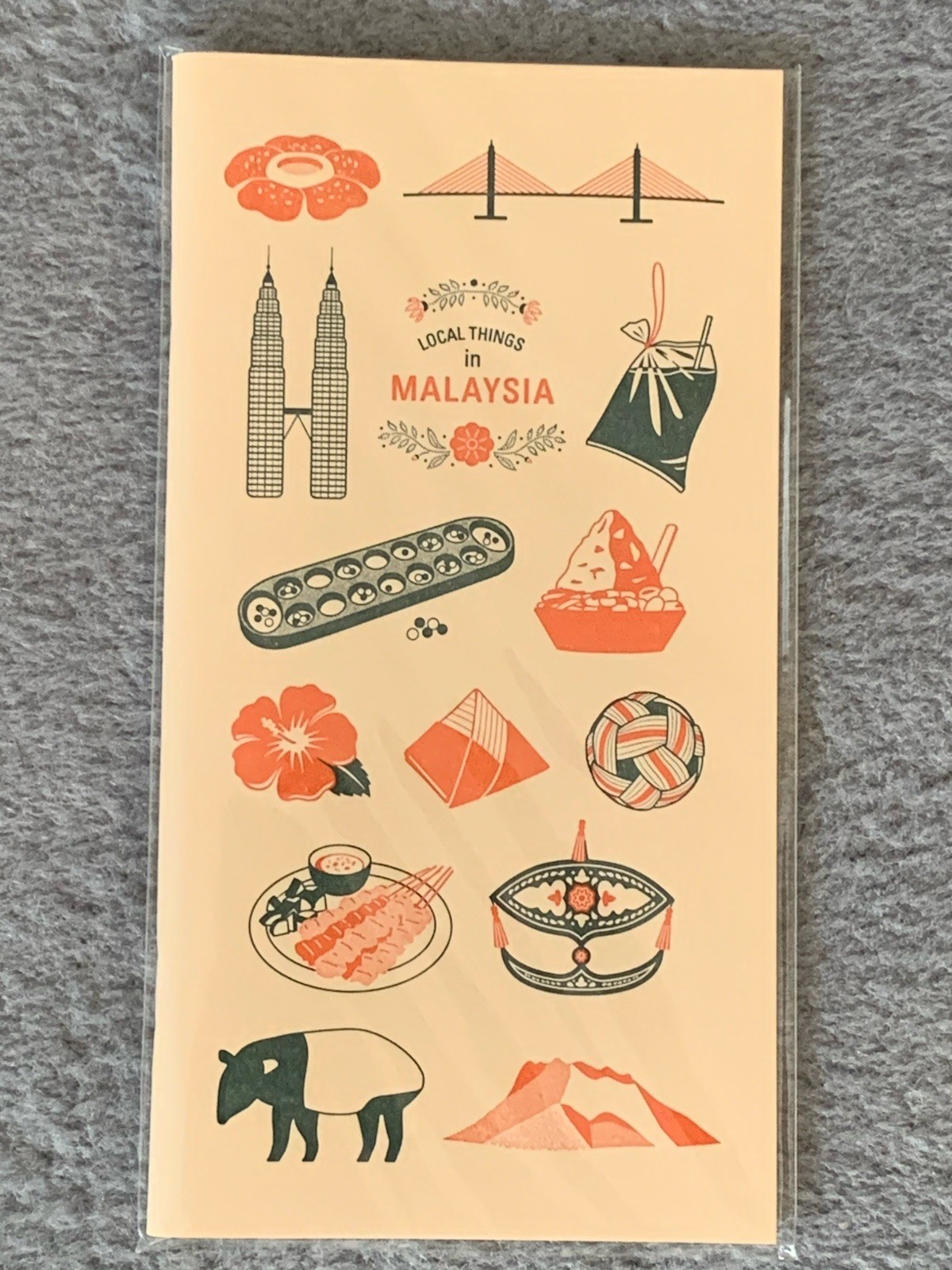 Traveler’s Company Local Things in Malaysia Regular Size Notebook Refill New