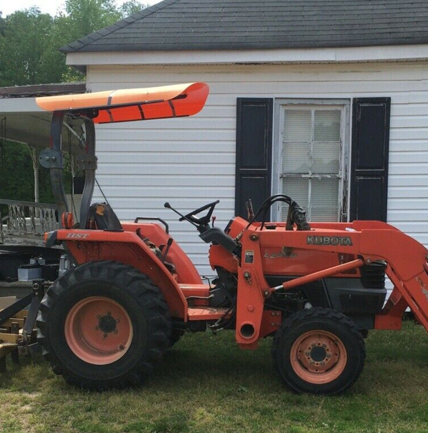 For Kubota, Kioti, Agco Tuff Top Tractor Canopy 48-3/8″ X 48-3/8″ -Orange