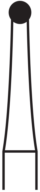 SUPÉR Carbide RAOS4, Latch & Surgical, Made in Canada, 2 Pack of 10, 20 Burs
