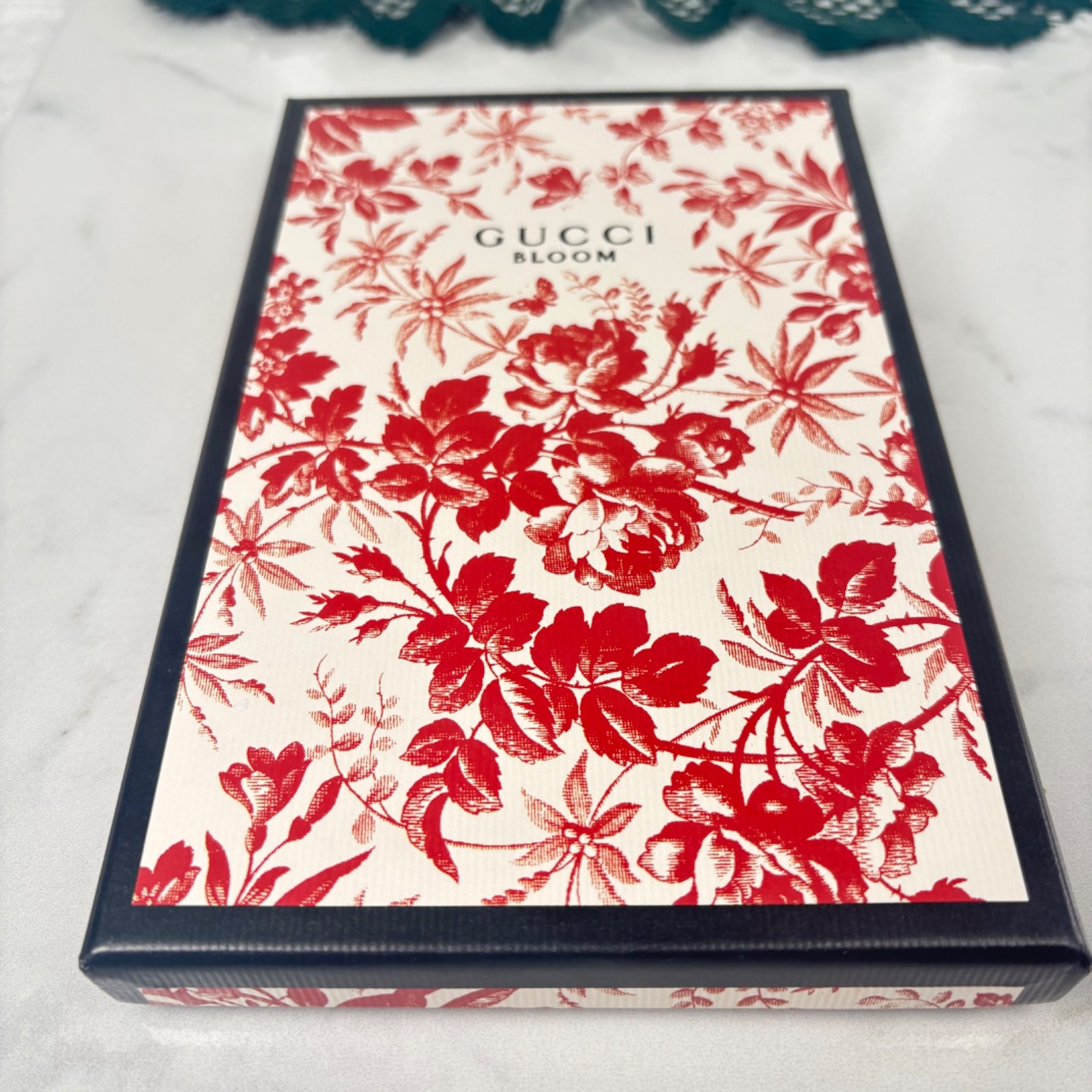 Gucci GG Red Floral Bloom Journal, Notebook, Sketch Book, Doodle Pad New w/ Box