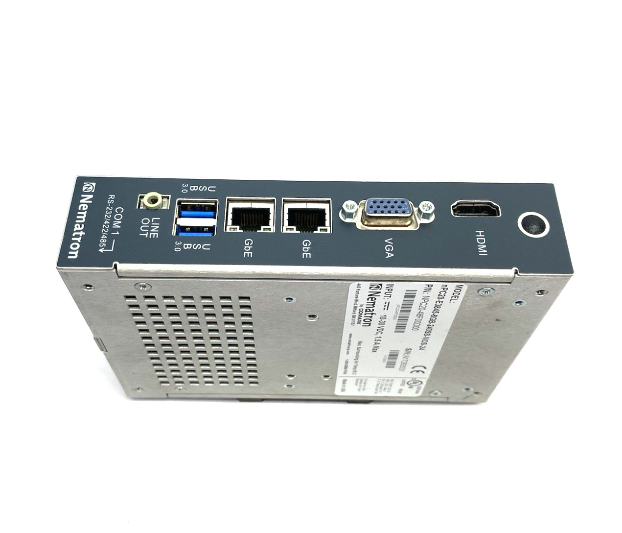 Nematron nPC20-E3845-8GB-240SS-NOS-24 Fanless Node PC, Intel QC, NPC20-48F00D00