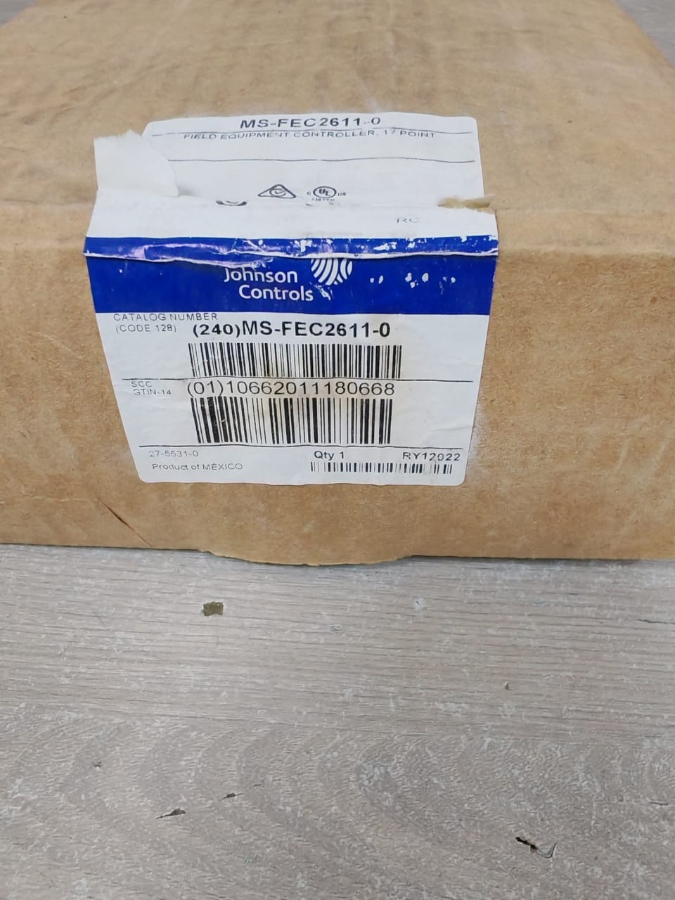 JOHNSON CONTROLS MS-FEC2611-0 FIELD EQUIPMENT CONTROLLER 17 POINT