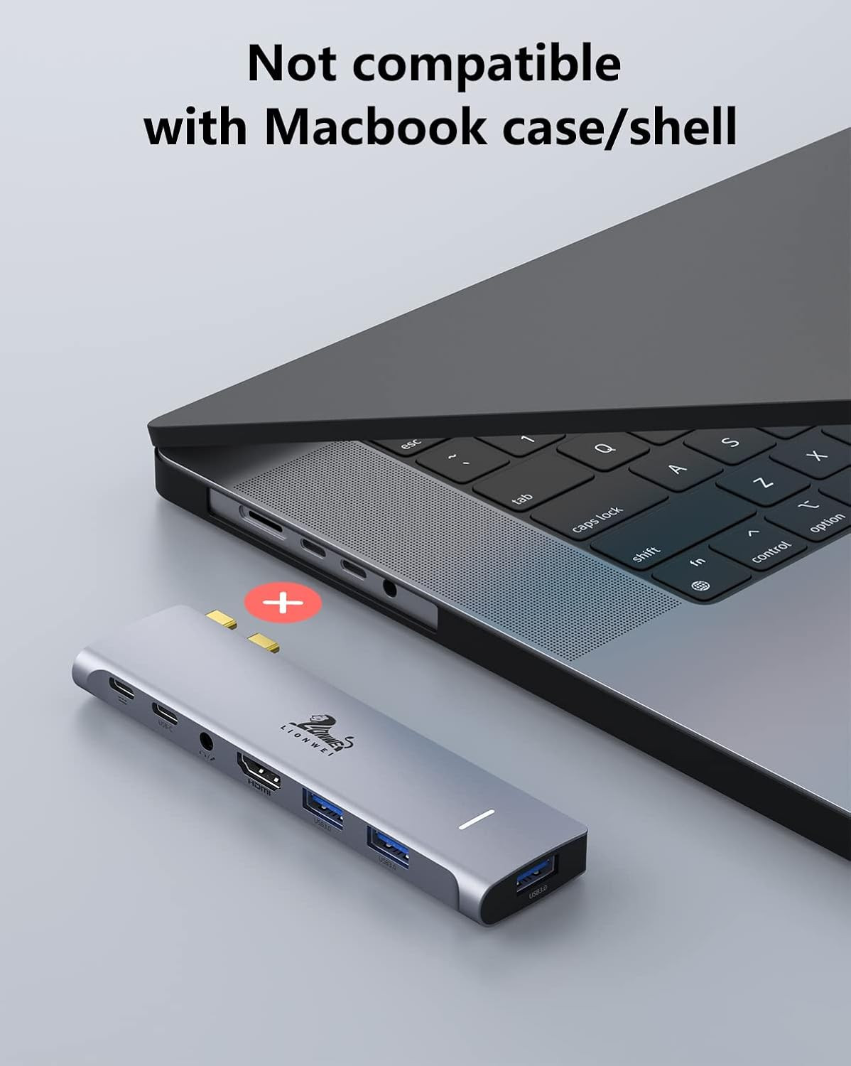 USB C Hub Adapter for Macbook Pro/Air M1M2M3 2022 2021 2020 13″15″16″,Multiport