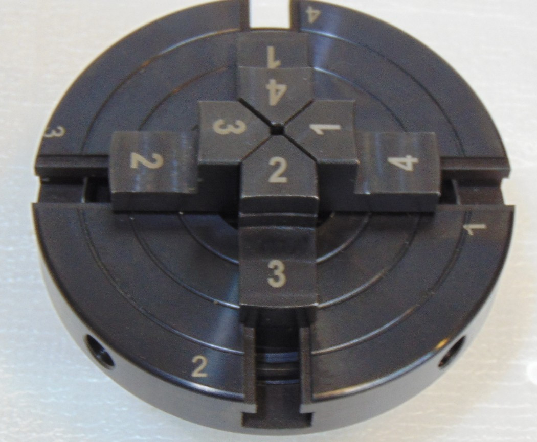 Four 4 Jaw Lathe Chuck Heavy Duty 4” Easy Twist Adjustable Black Sleeve New