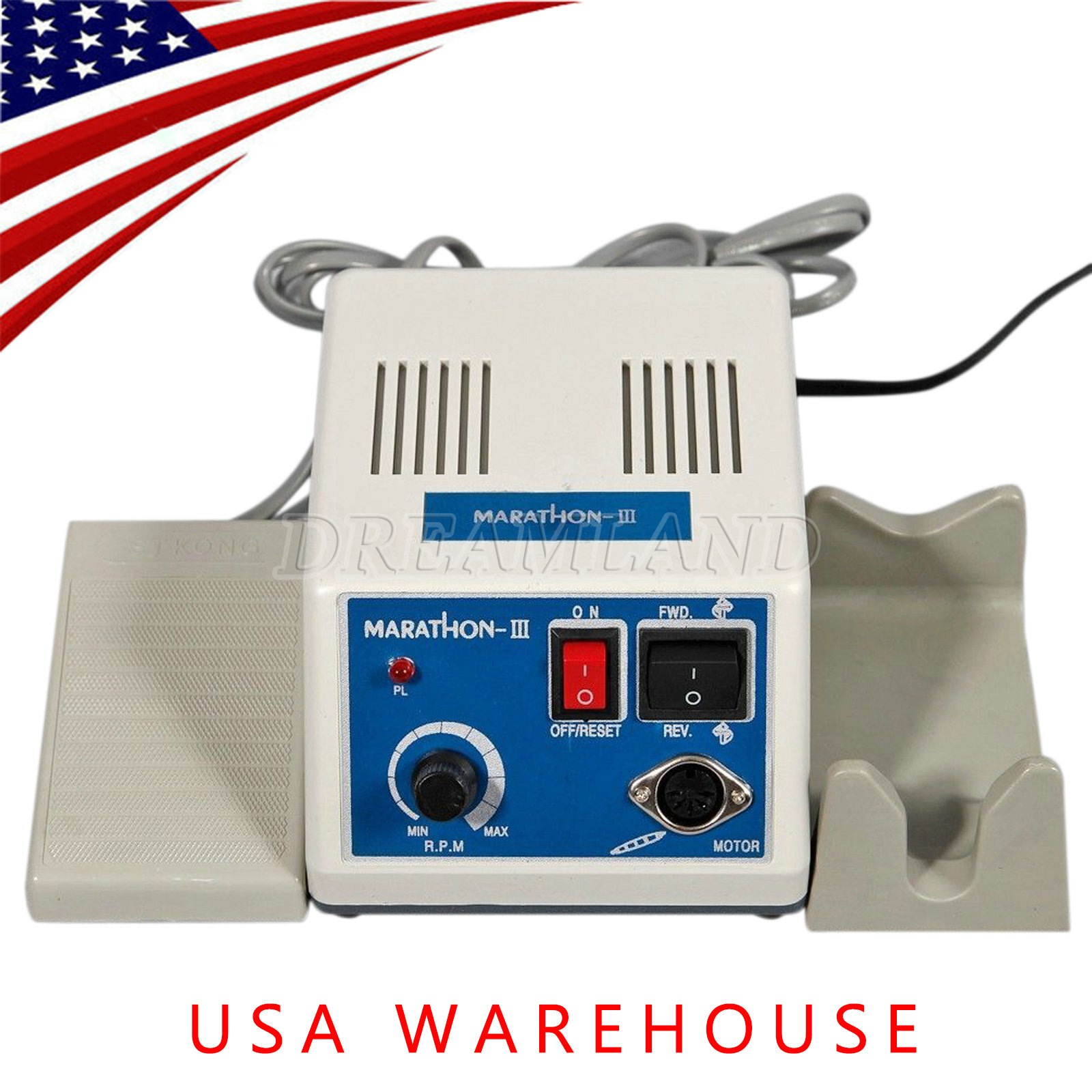 Dental Lab Marathon III Micromotor Polishing N3 / 35K RPM Motor Handpiece