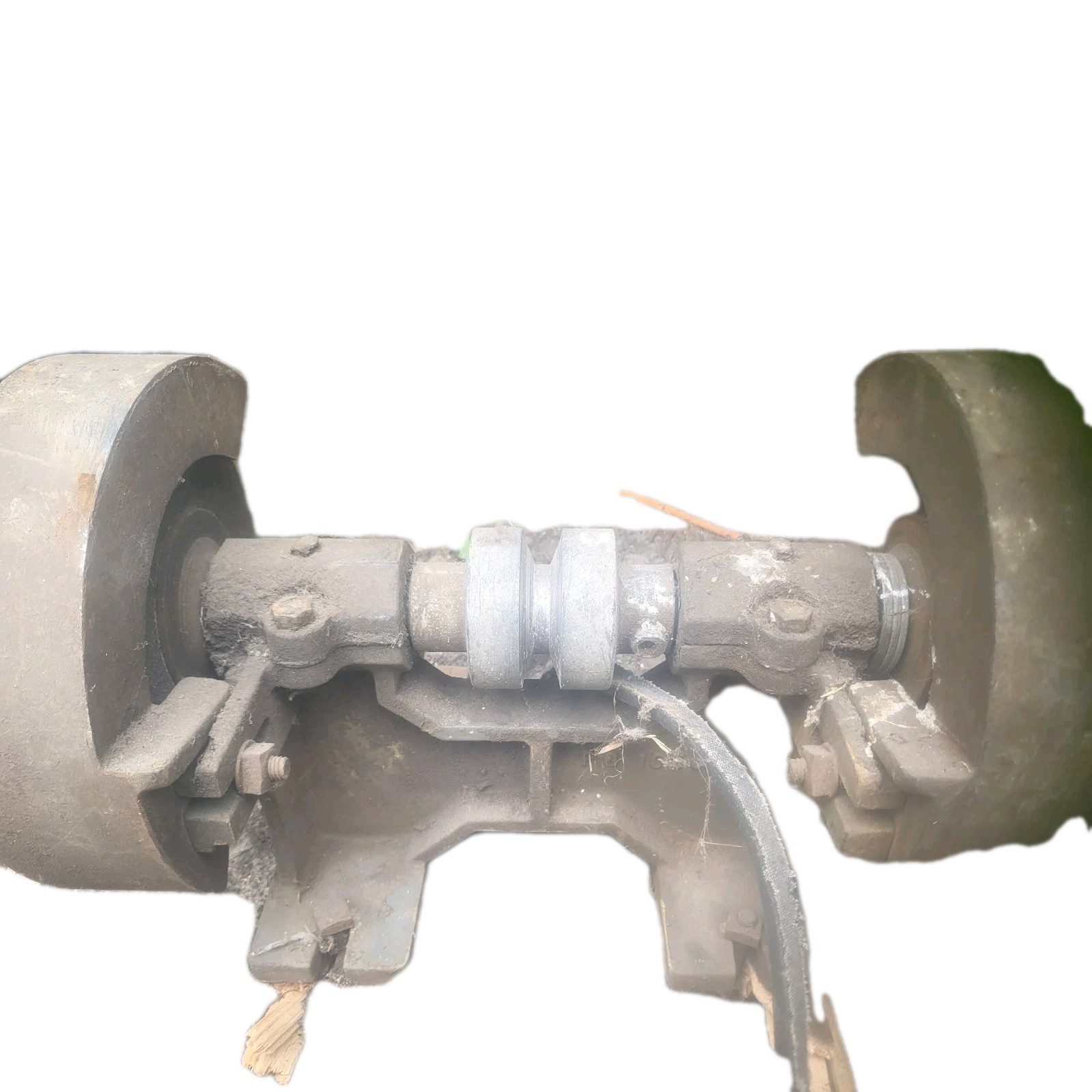 Vintage Heavy Duty Belt Driven Table Grinder