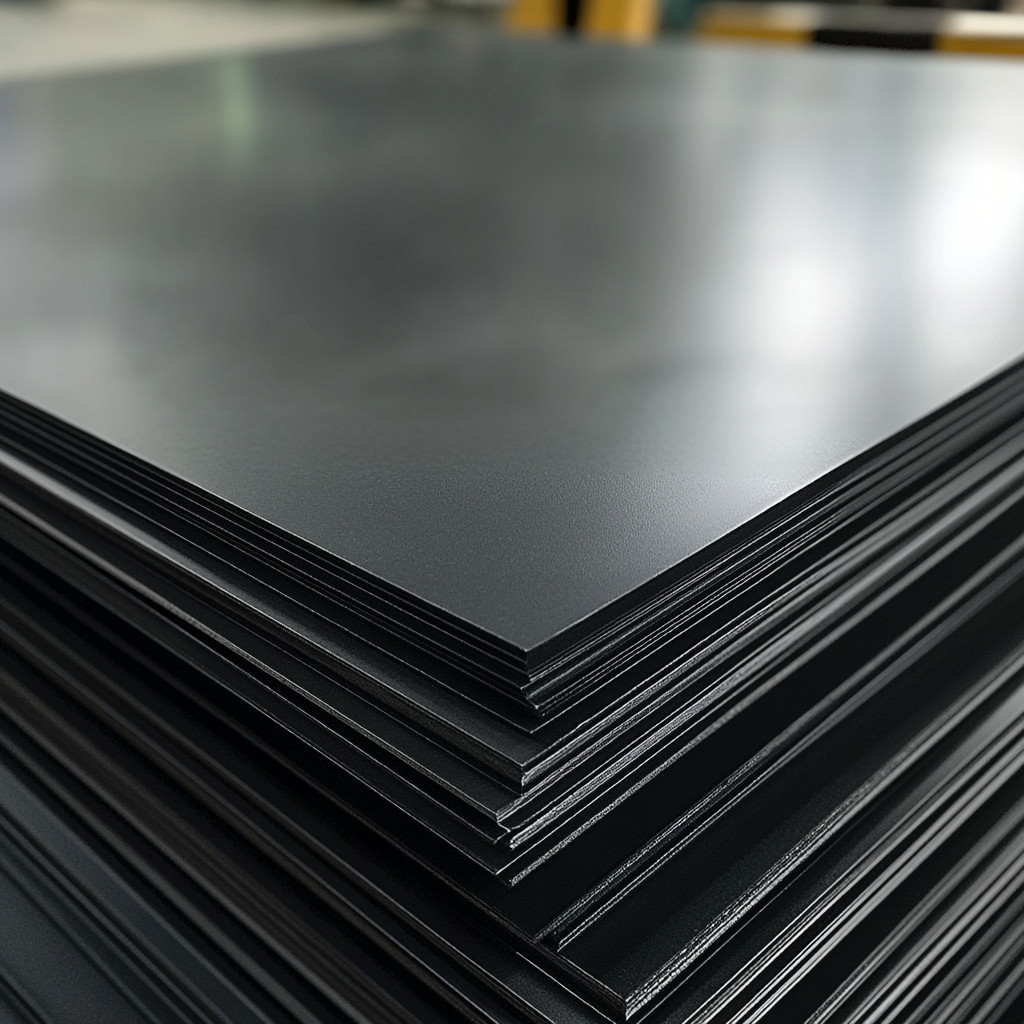 HDPE (High Density Polyethylene) Plastic Sheet 3/4″ x 24″ x 24″ Black Color