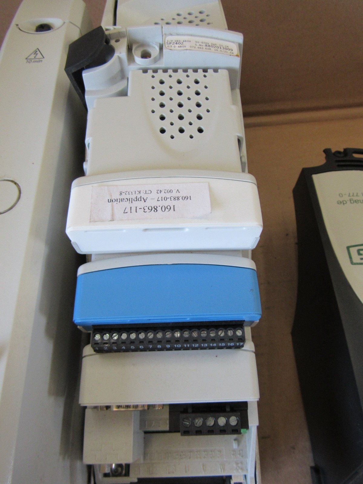 VEMAG SP2402 INVERTER DRIVE 7.5/11KW 380/480V 16.5/21.0A XLNT TAKEOUT!!