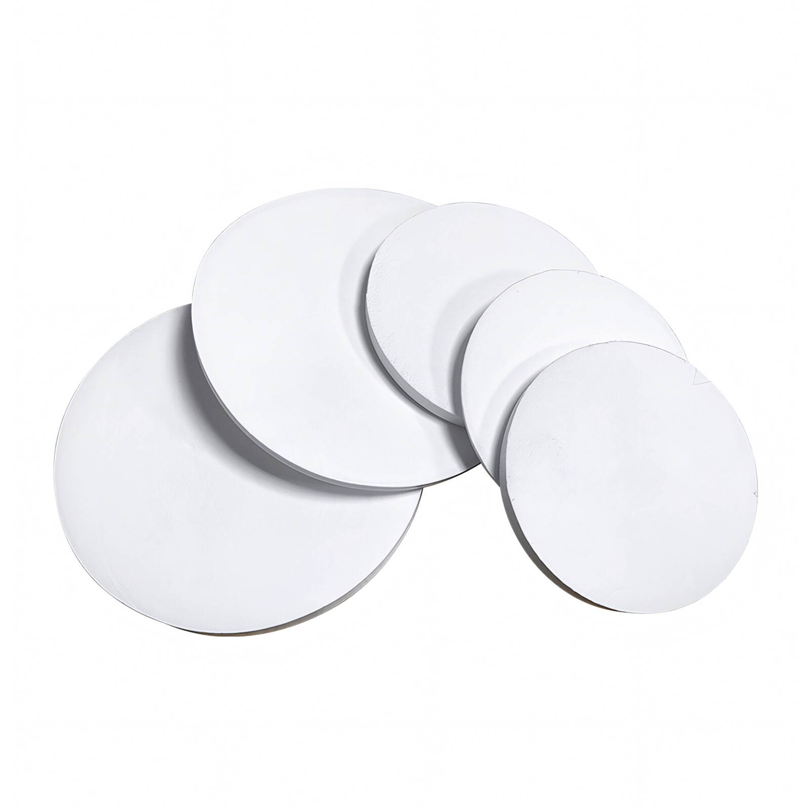 PTFE Plastic Solid Discs Flat Round Pad Sealed Cushioning Diameter 5mm-150mm Dia
