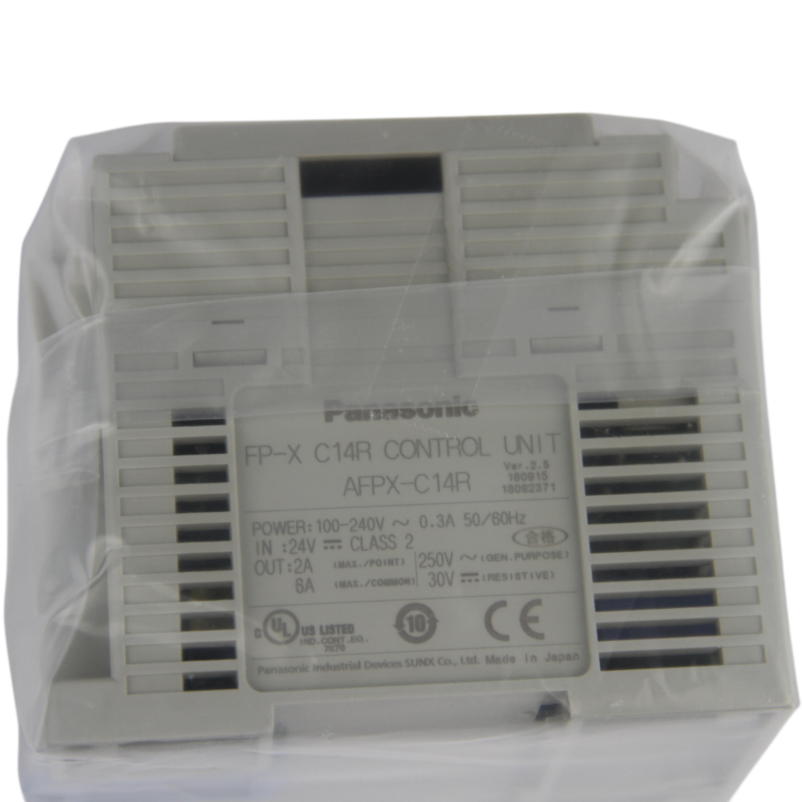 One Brand New PANASONIC AFPX-C14R (FP-X C14R) Control Unit – US Stock