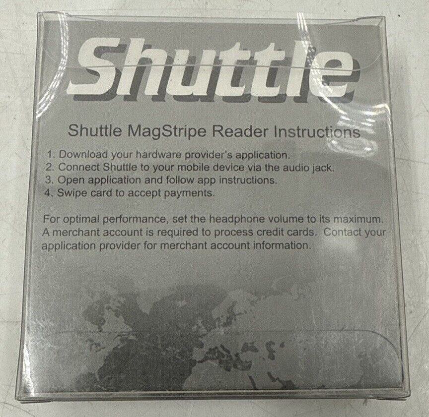 ID Tech Shuttle Black Audio Card Reader for iPad / Android NEW GC-5680