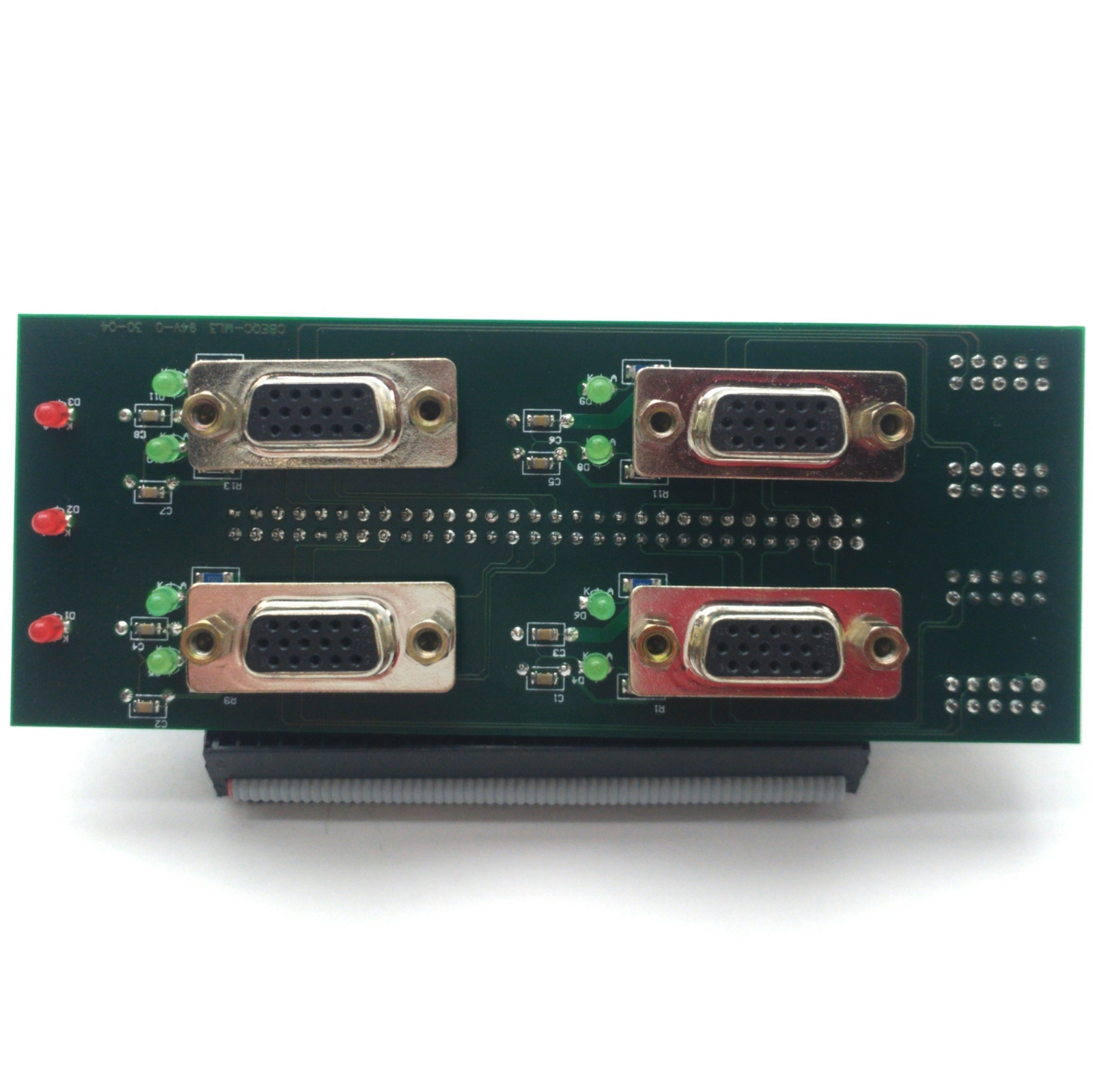 Delta Tau 6131155 PMAC2-PC/104 I/O Board, 60-Pin Header to 4x DB15