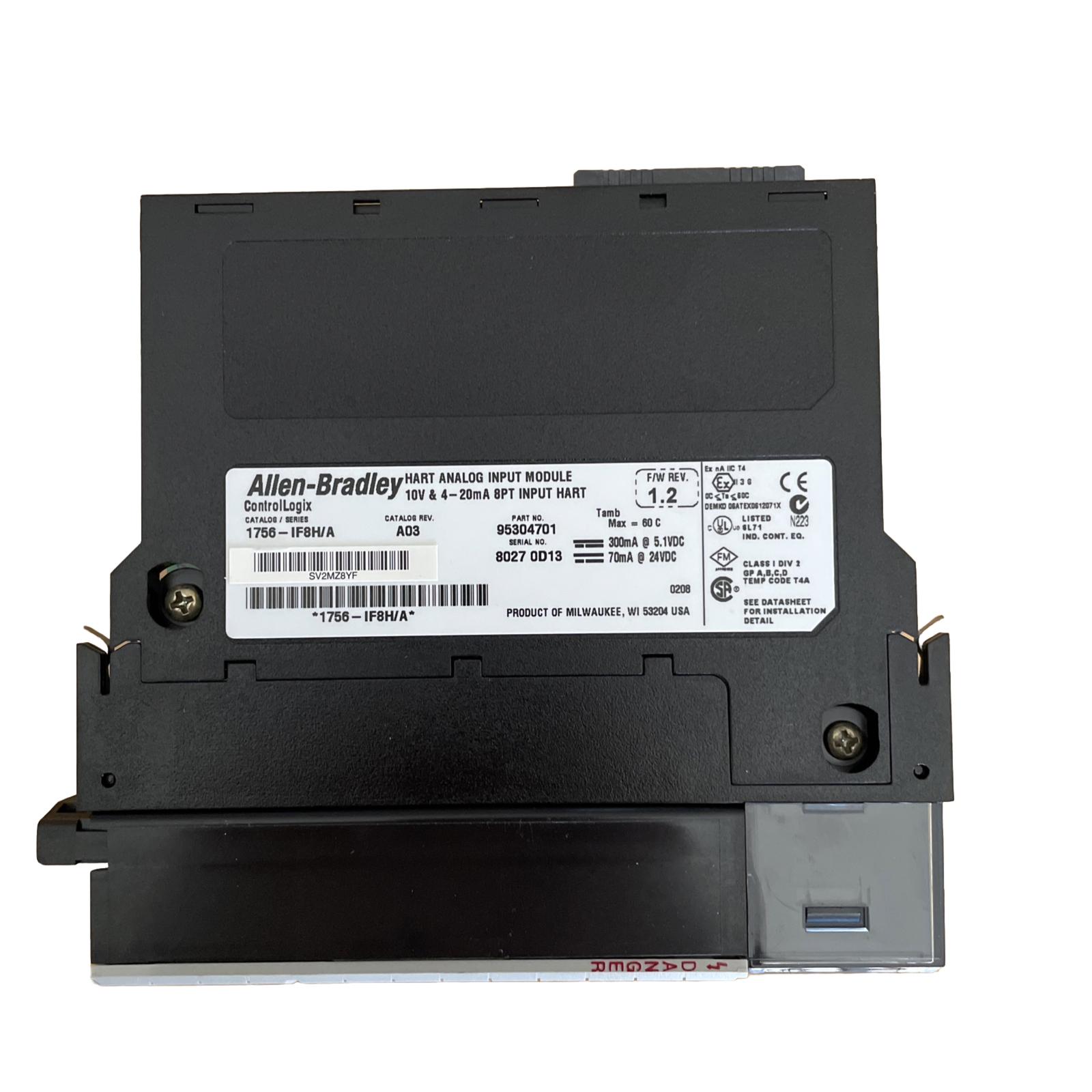 Allen-Bradley 1756-IF8H /A SER A ControlLogix Analog Input – 8 Point HART Module