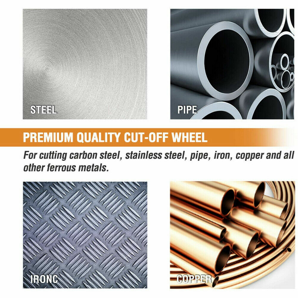 100 Pack 4 inch Metal Cut Off Wheels with 5/8″ Arbor Angle Grinder Cutting Disc