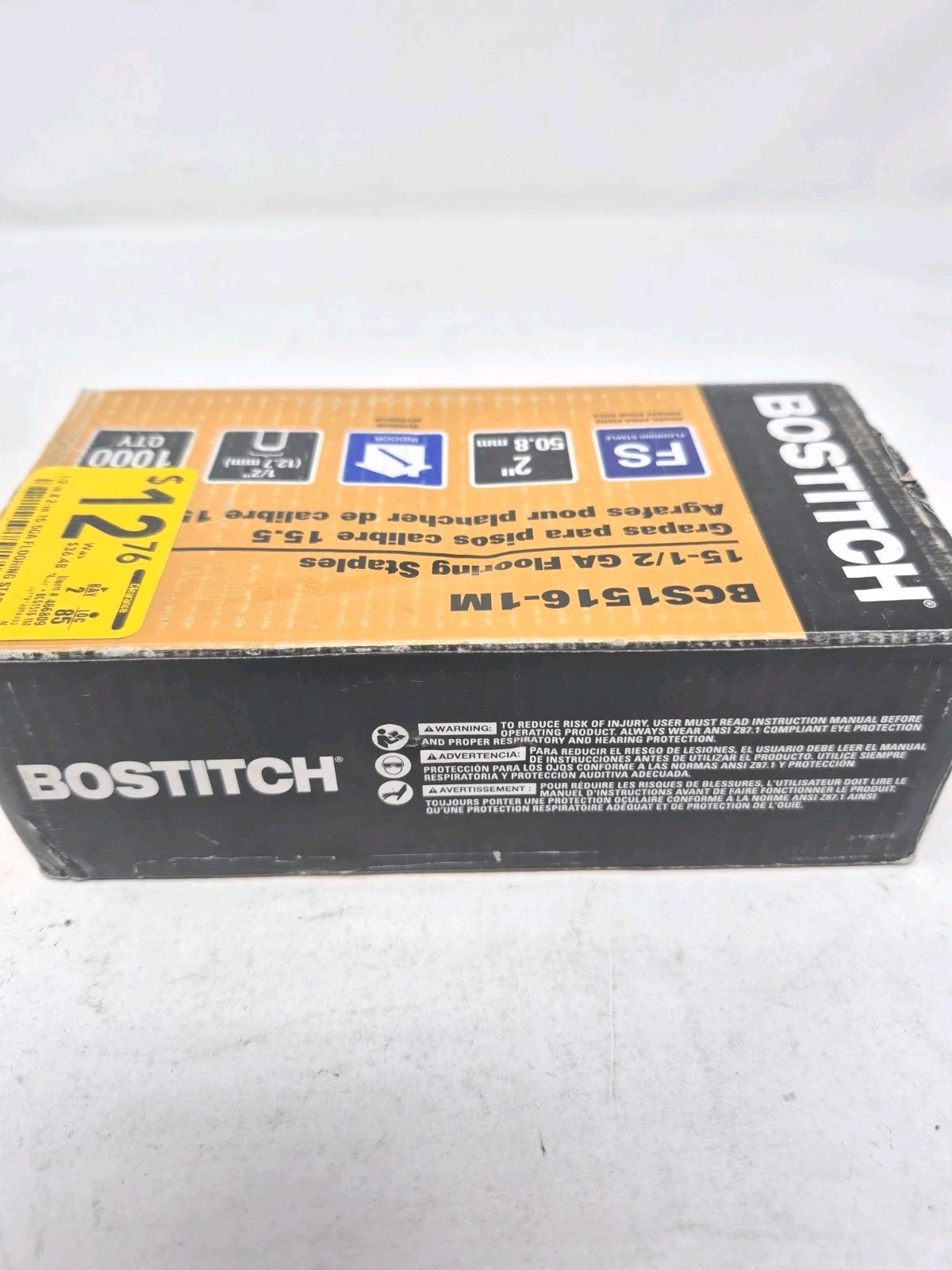Bostitch Flooring Staples BCS1516-1M 15-1/2 Gauge 2″ – 1 Set Missing