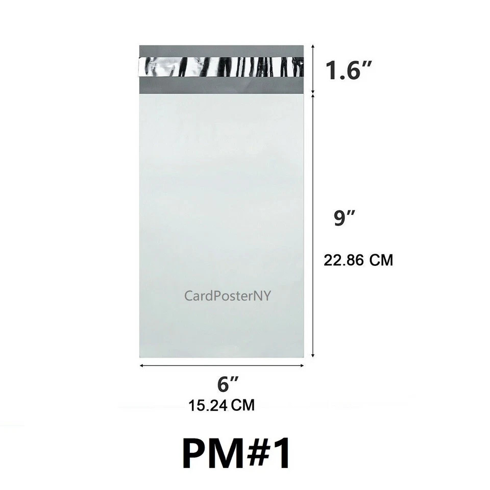 100 Pcs Poly Mailers Shipping Bag ， Self-Sealing Shipping Bags