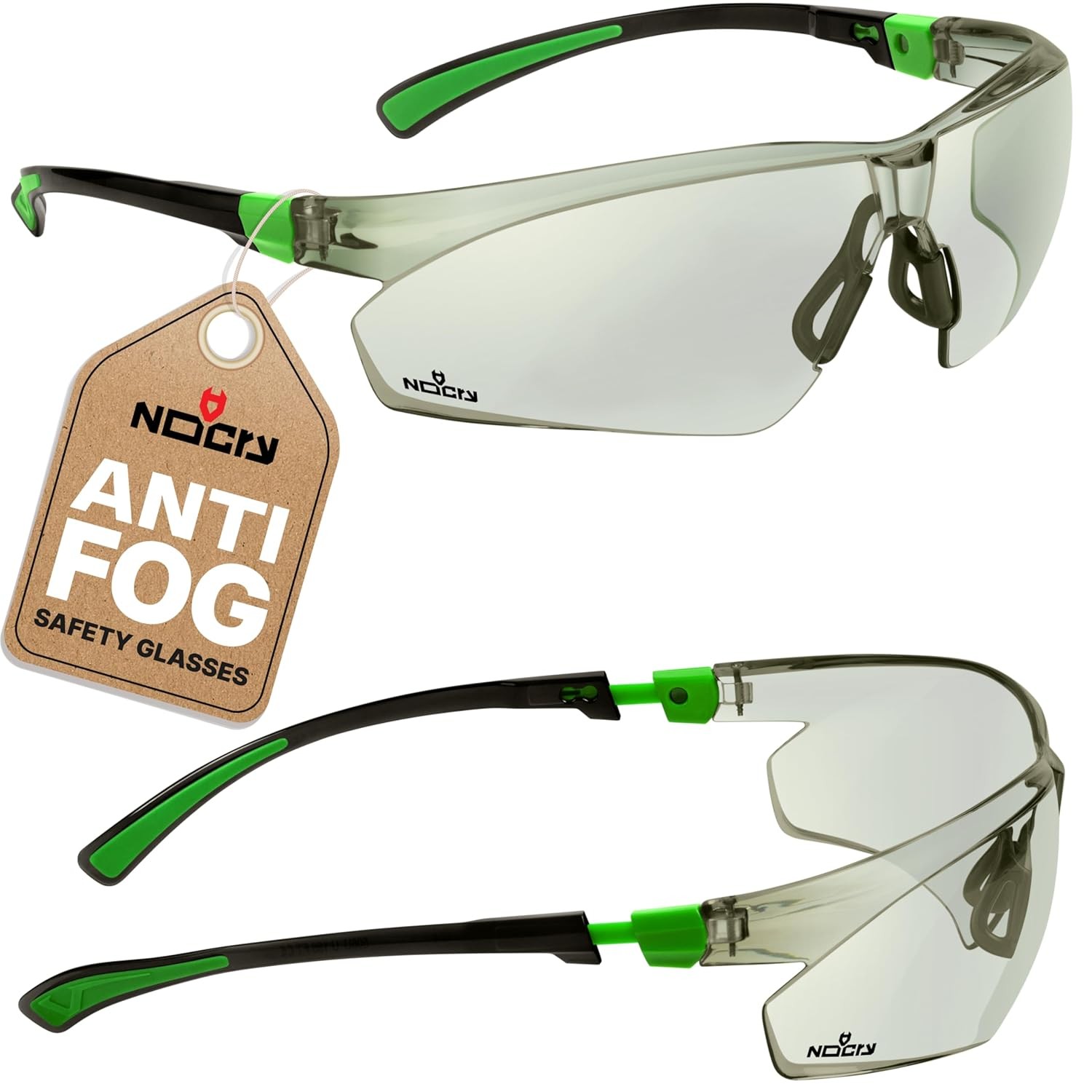 Anti Fog Safety Glasses Light Tint Scratch Resistant Protective Eyewear Men