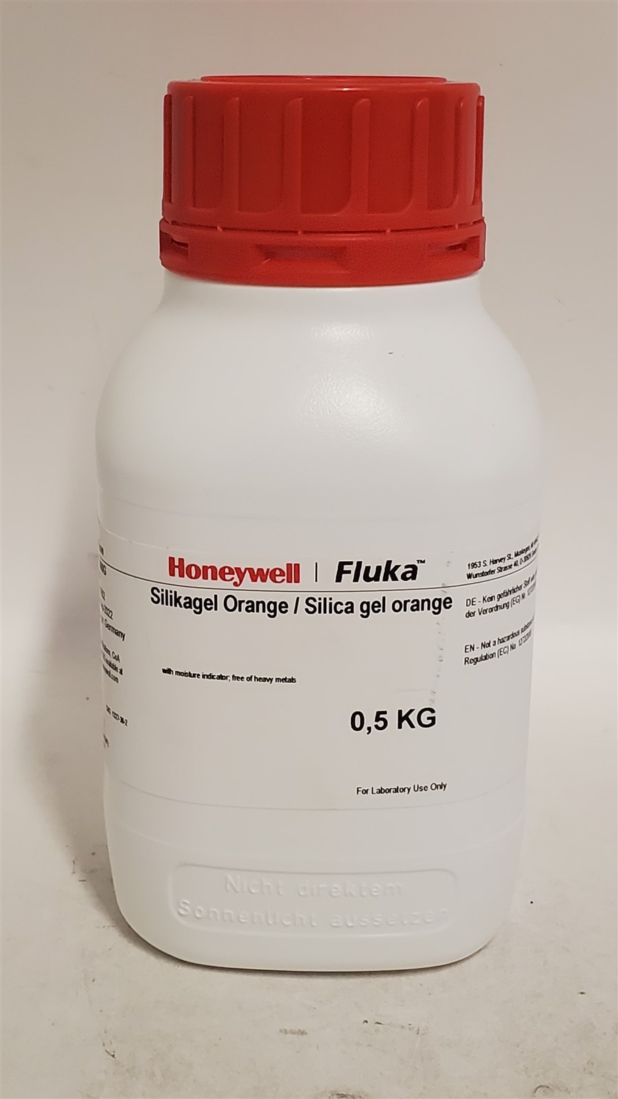 Honeywell FLUKA Silica Gel Orange 0.5KG NEW