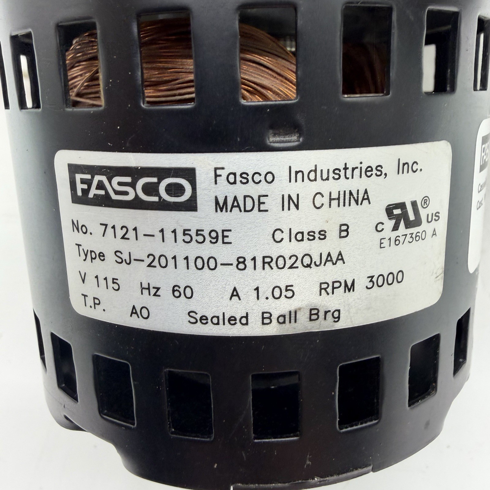 Rheem Ruud 70-101087-01 Fasco 7021-11559 Furnace Draft Inducer used, tested