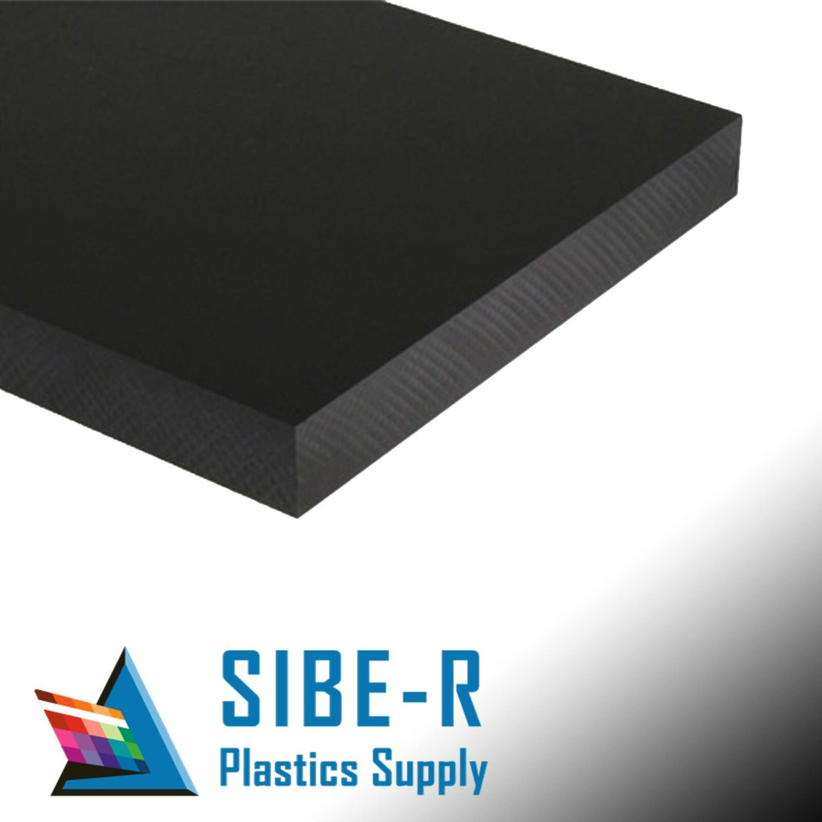 HDPE SHEET BLACK 1/4″ x 16″ x 16″ High Density Polyethylene NO TEXTURE