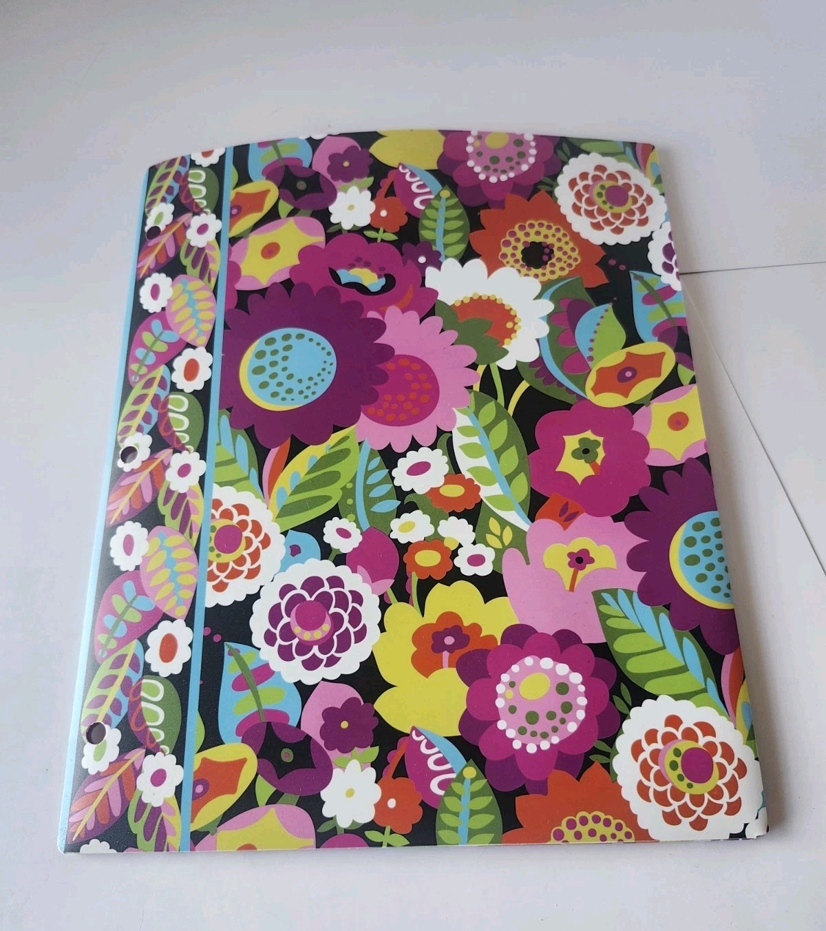 Vera Bradley Va Va Bloom Plastic Pocket Binder Dividers Lot 3 Floral 3-Ring Fold
