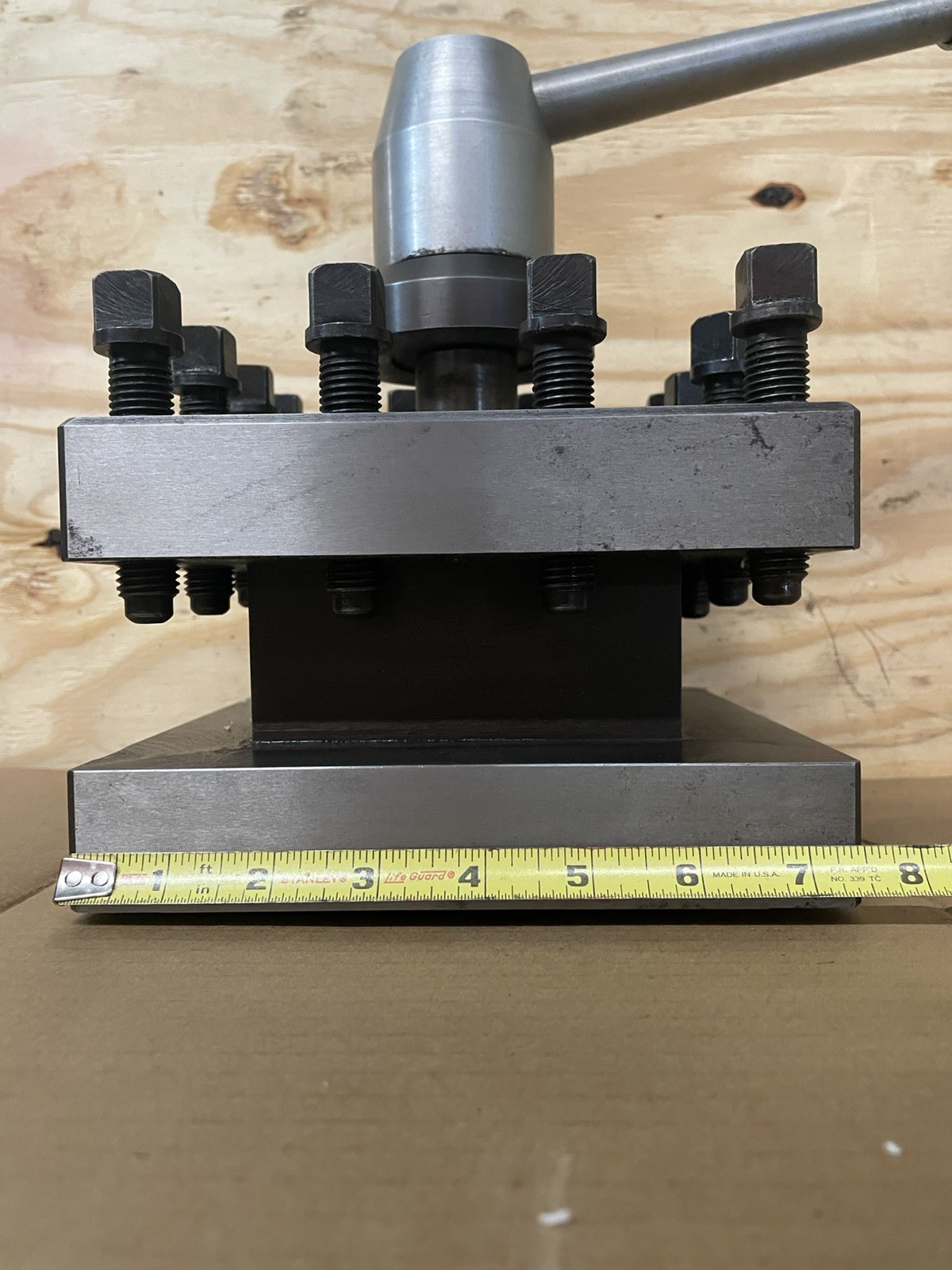 4 WAY TOOL POST 7-1/2″ x 7-1/2″ – For LARGE LATHE –