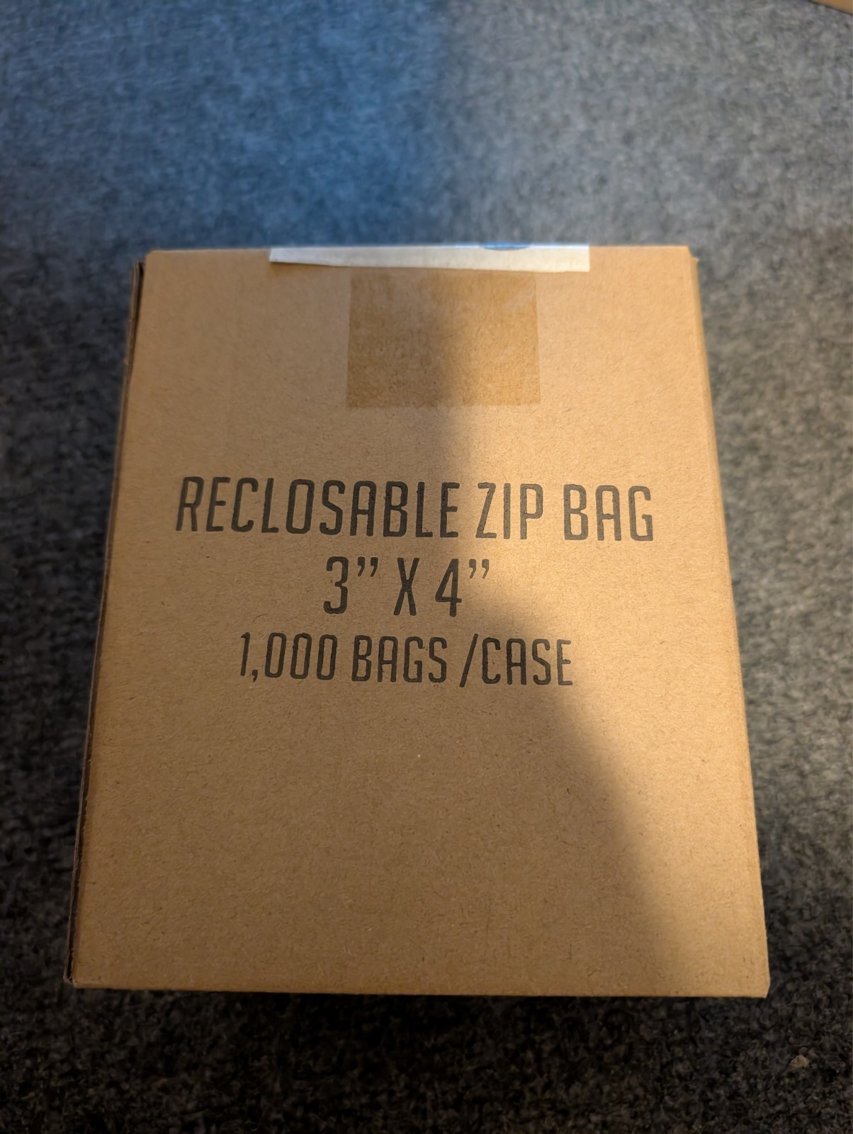 Spartan Industrial 4″ x 6″ Reclosable Zip Bags – 1,000 Count – Clear Poly Plasti